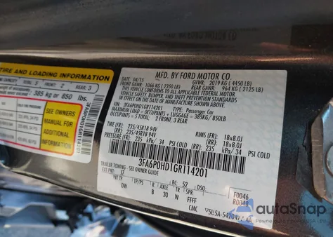 2016 Ford Fusion Se from USA, damaged, VIN 3FA6P0HD1GR114201